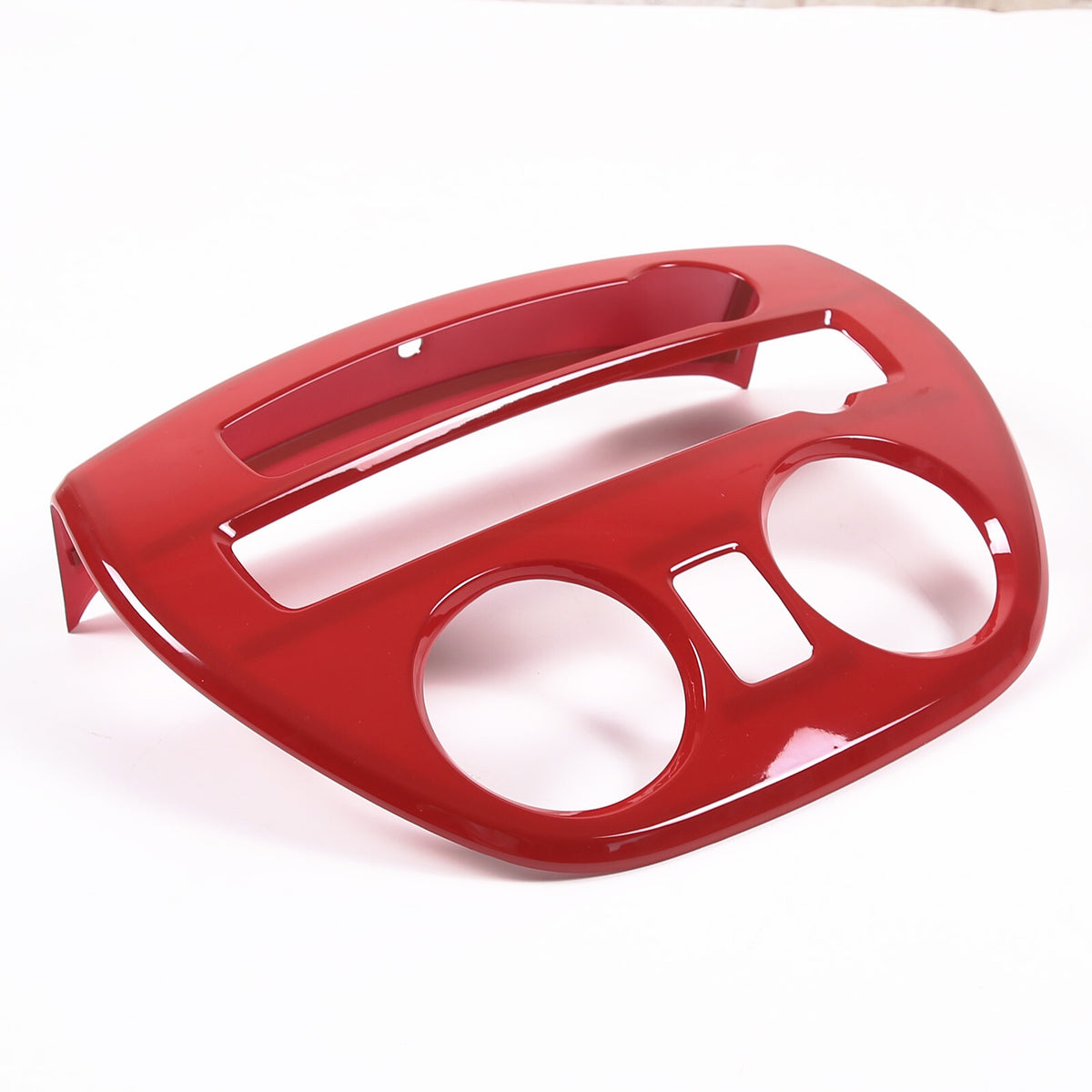 Red ABS Instrument AC Switch & CD Panel Cover Set For Mitsubishi ECLIPSE 2006-11 13