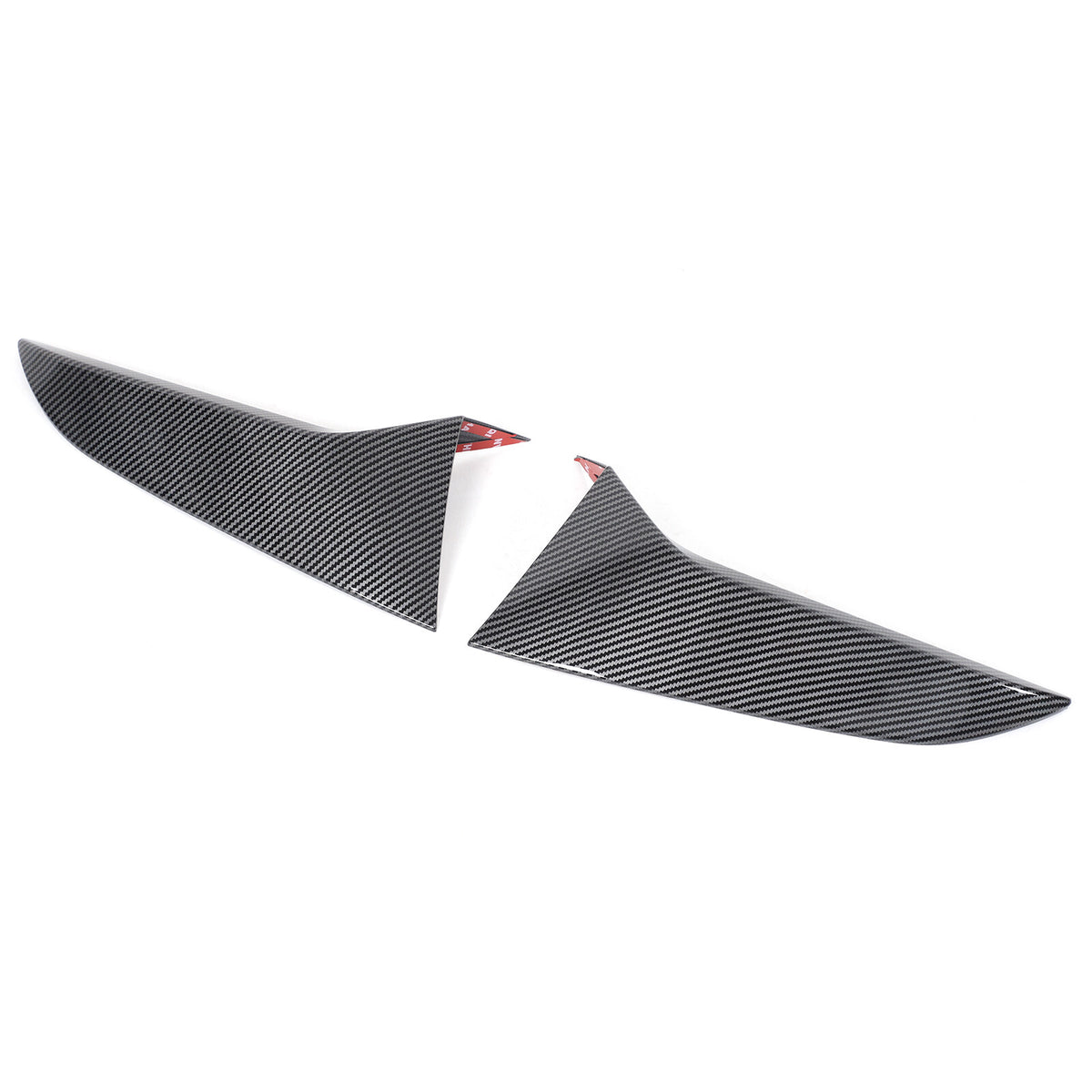 ABS Carbon Fiber Rear Window Sill C Pillar Trim For Subaru Crosstrek GU 2024 5