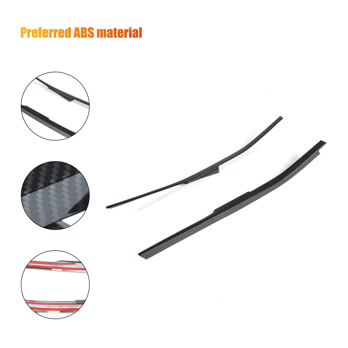 Carbon fiber Center Console Gear Shift Trim For Range Rover Sport L461 2023+ US 3