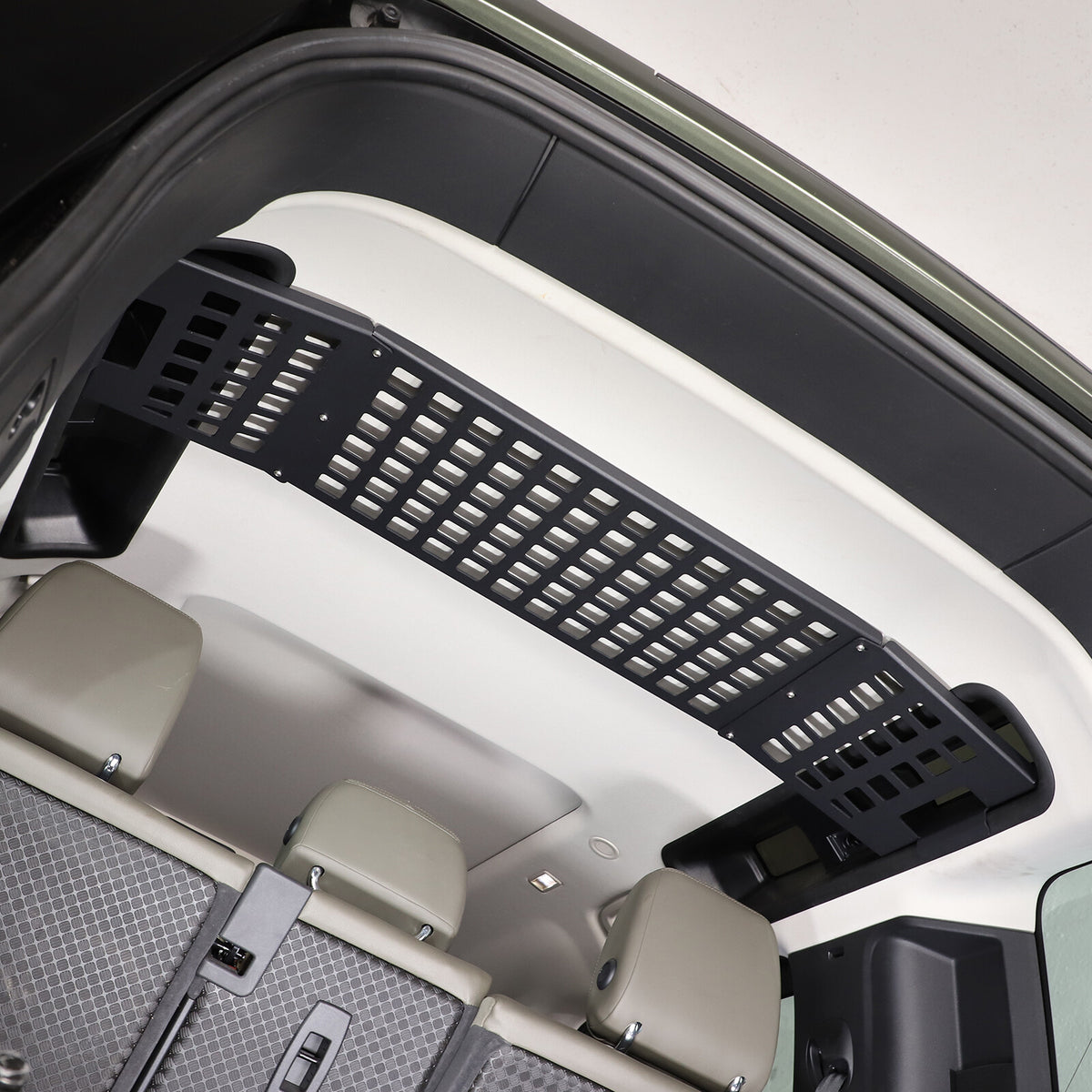 Front Roof Bag Storage Bracket Molle Panel Plate for Land Rover Defender 20-23 5