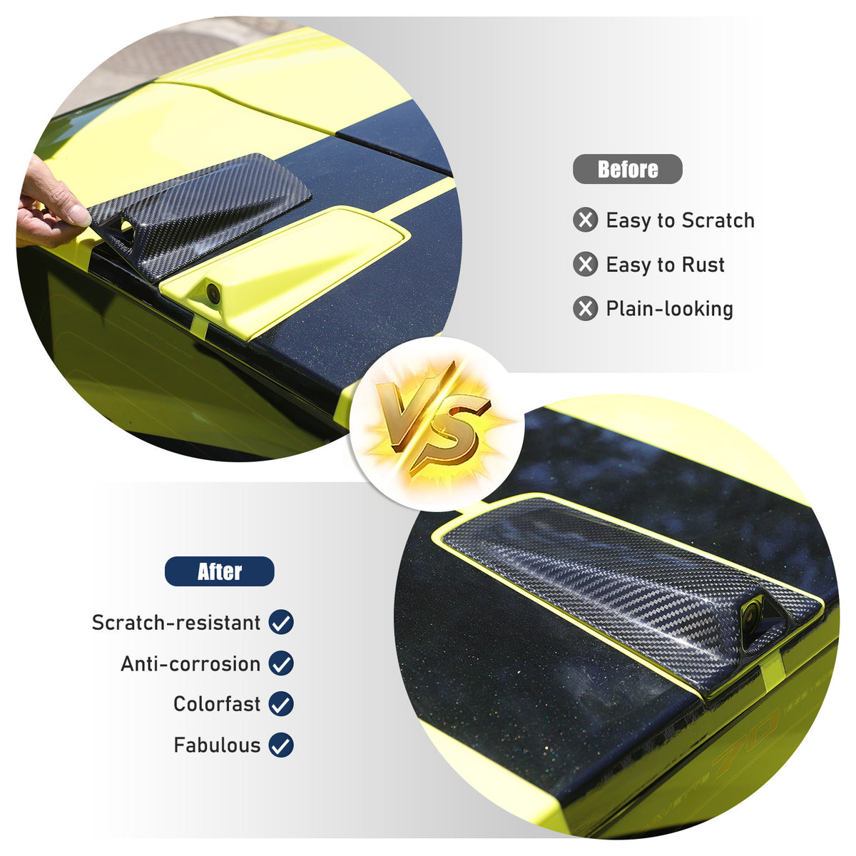 Real Carbon Fiber Full Exterior Set Decor Cover Trim Kit For Corvette C8 2020-26 74