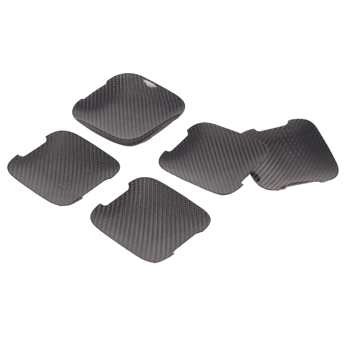Real Carbon Fiber Door Bowl Cup Cover Trim For Land Rover Defender 110 2020-2024 11
