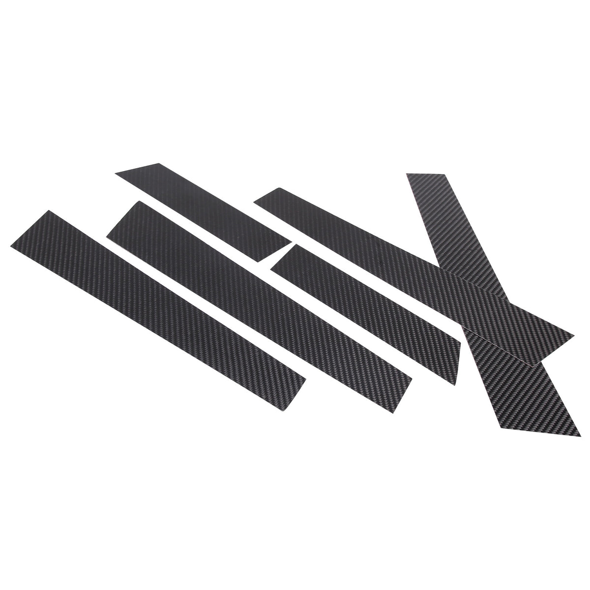 Real Carbon Fiber B-Pillar Panel Decal Trim For Subaru Crosstrek GU 2024+ 20