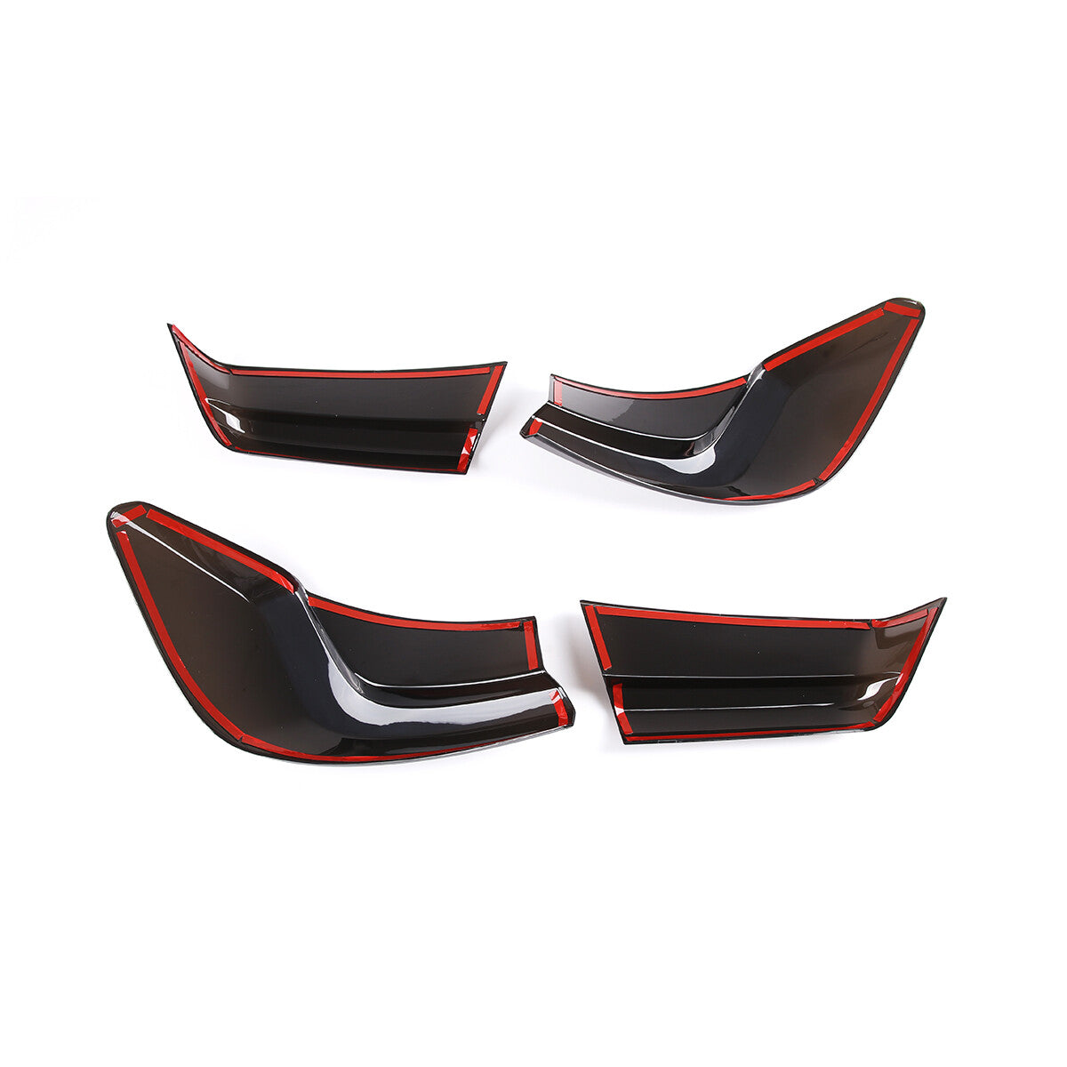ABS Smoked Black Tail Light Lamp Cover Guard Trim For BMW 3 Series 20-22 3