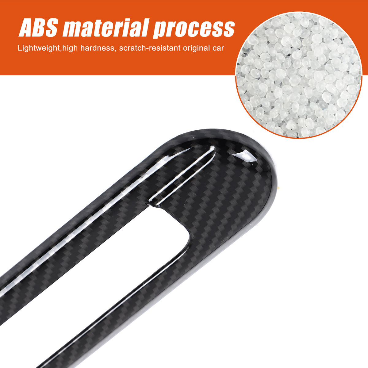 Carbon Fiber ABS Exterior Front Bumper Door Trim For Benz G-Class W465 2025+ 52