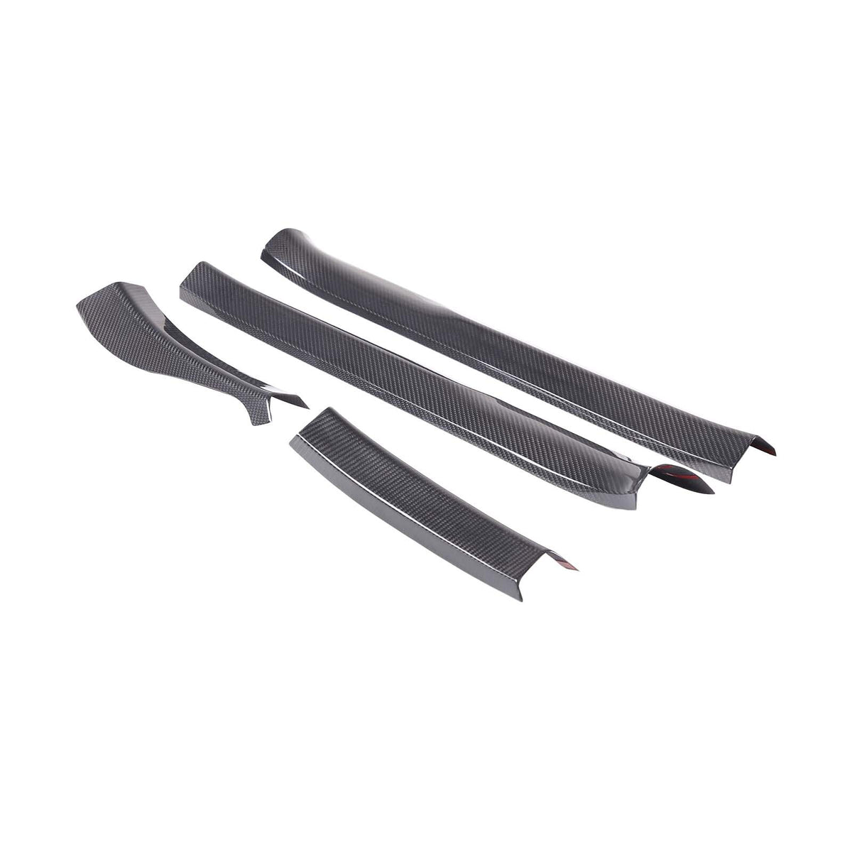 Real Carbon Fiber Interior Door Sill Trim Cover For Corvette C8 Z51 2020-2026 13