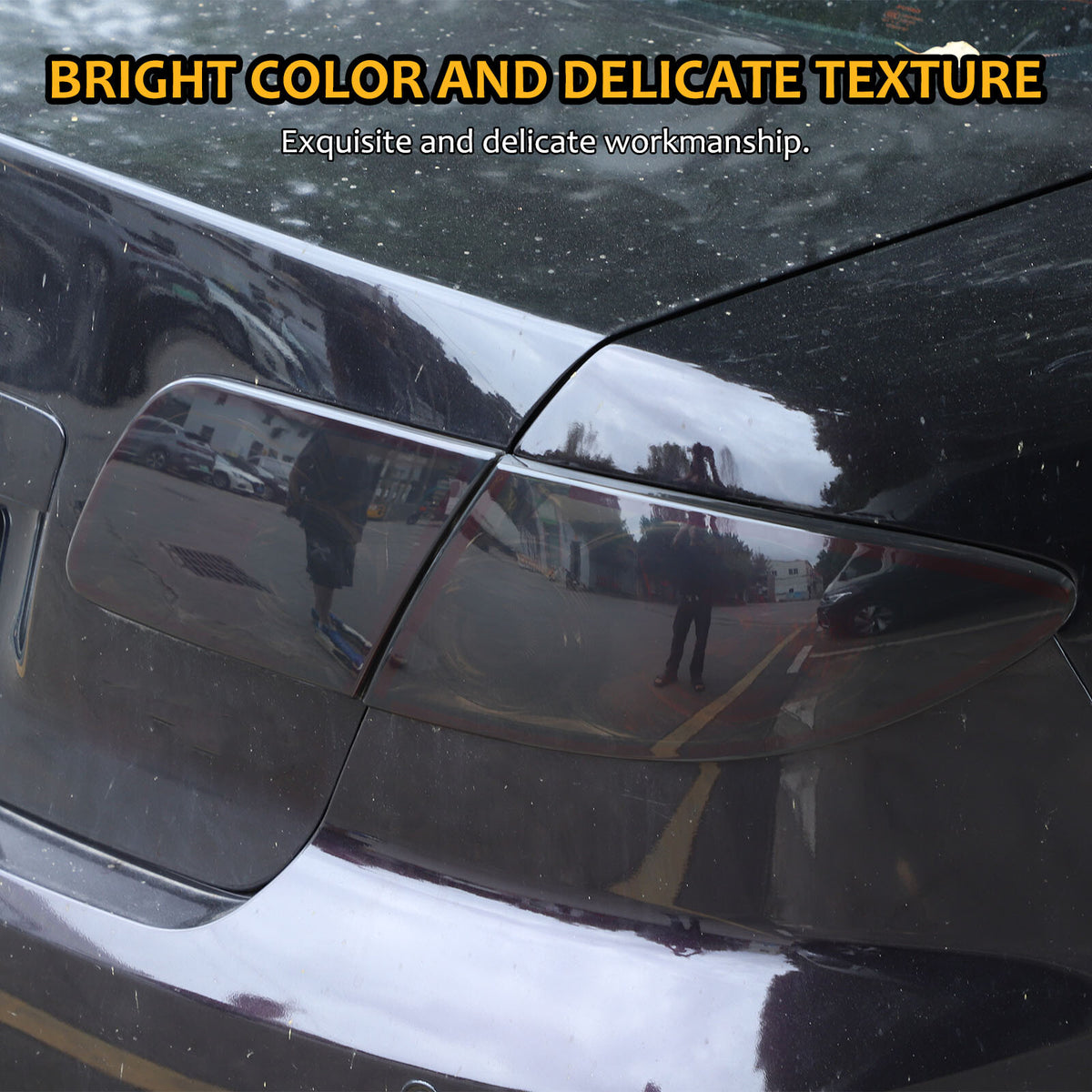 Smoked Black Tail Light Lamp Guard Cover Trim Bezels for Mazda 6 GG 2004~2008 15