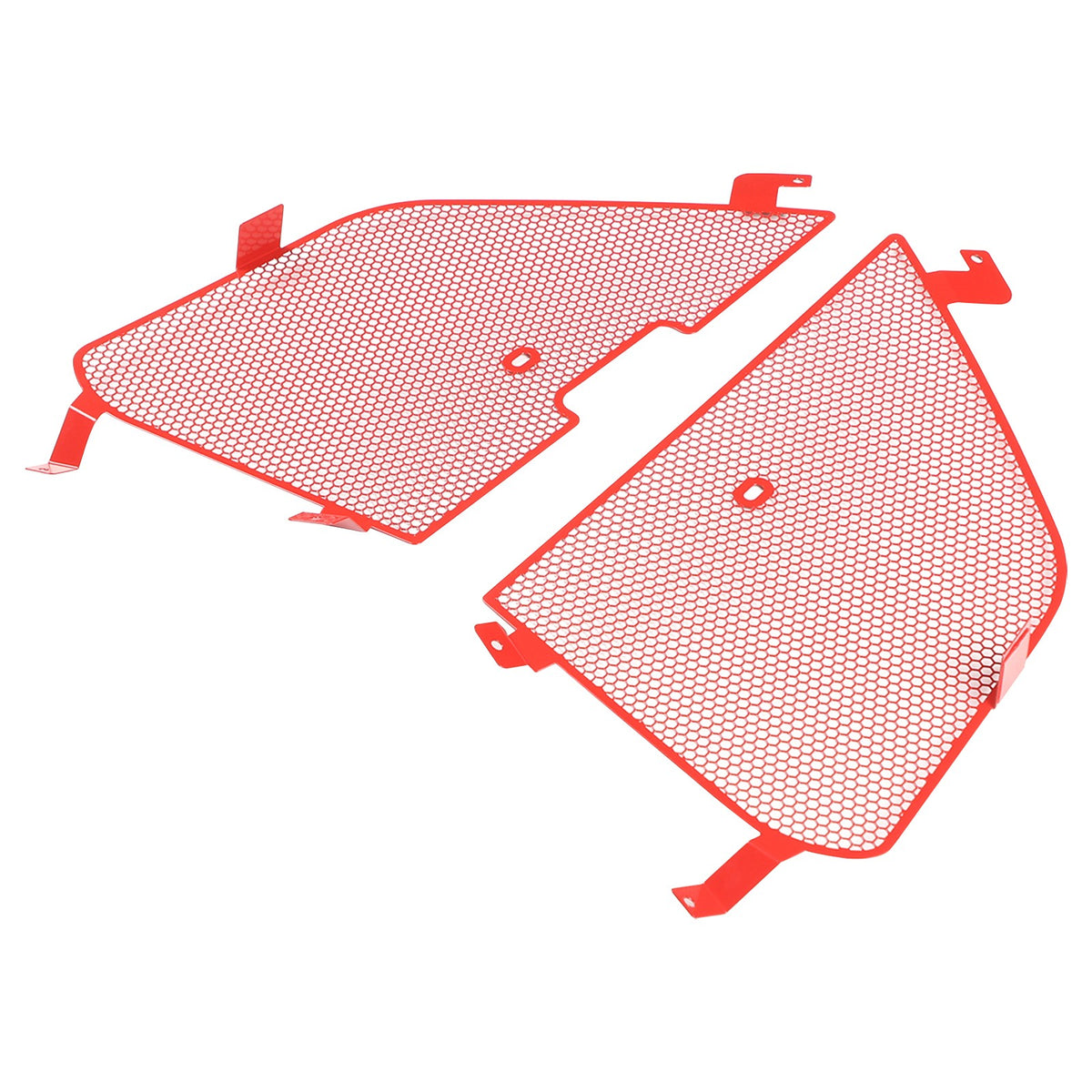 Red Stainless Steel Front Grille Insect Screen Trim For Corvette C8 2020+ 16