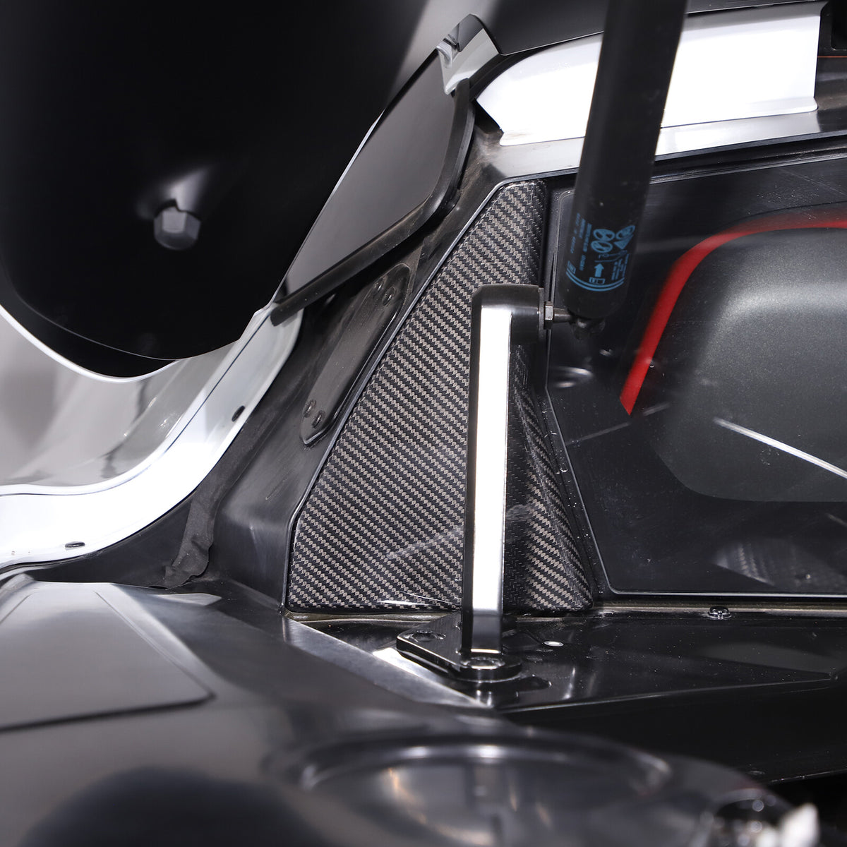 Real Carbon Fiber Engine Bay Tank Panel Cover Frame Trim For Corvette C8 2020-26 - Styles 6-10 34