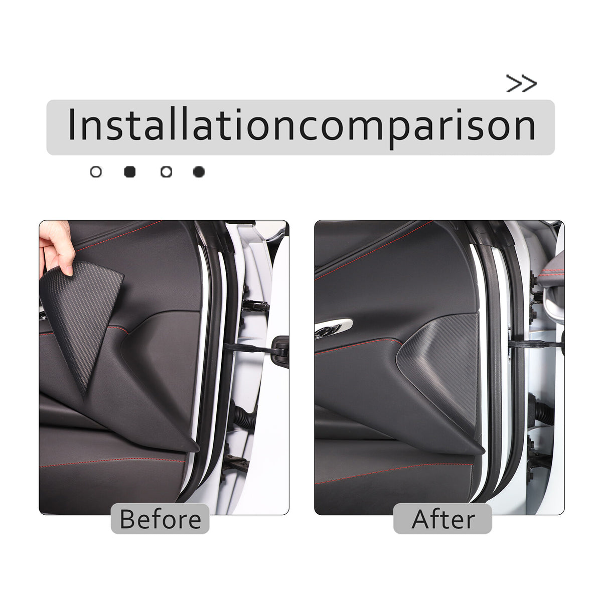 Matte Real Carbon Fiber Interior Exterior Trim Cover For Corvette C8 2020-25 5