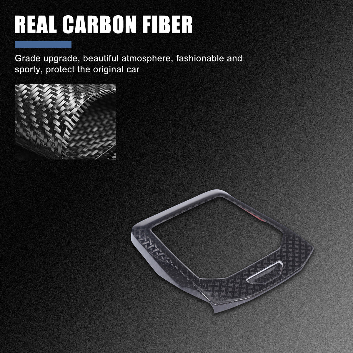 Real Carbon Fiber Center Console Gear Shift Panel Trim For BMW 5 Series G60 24+ 23