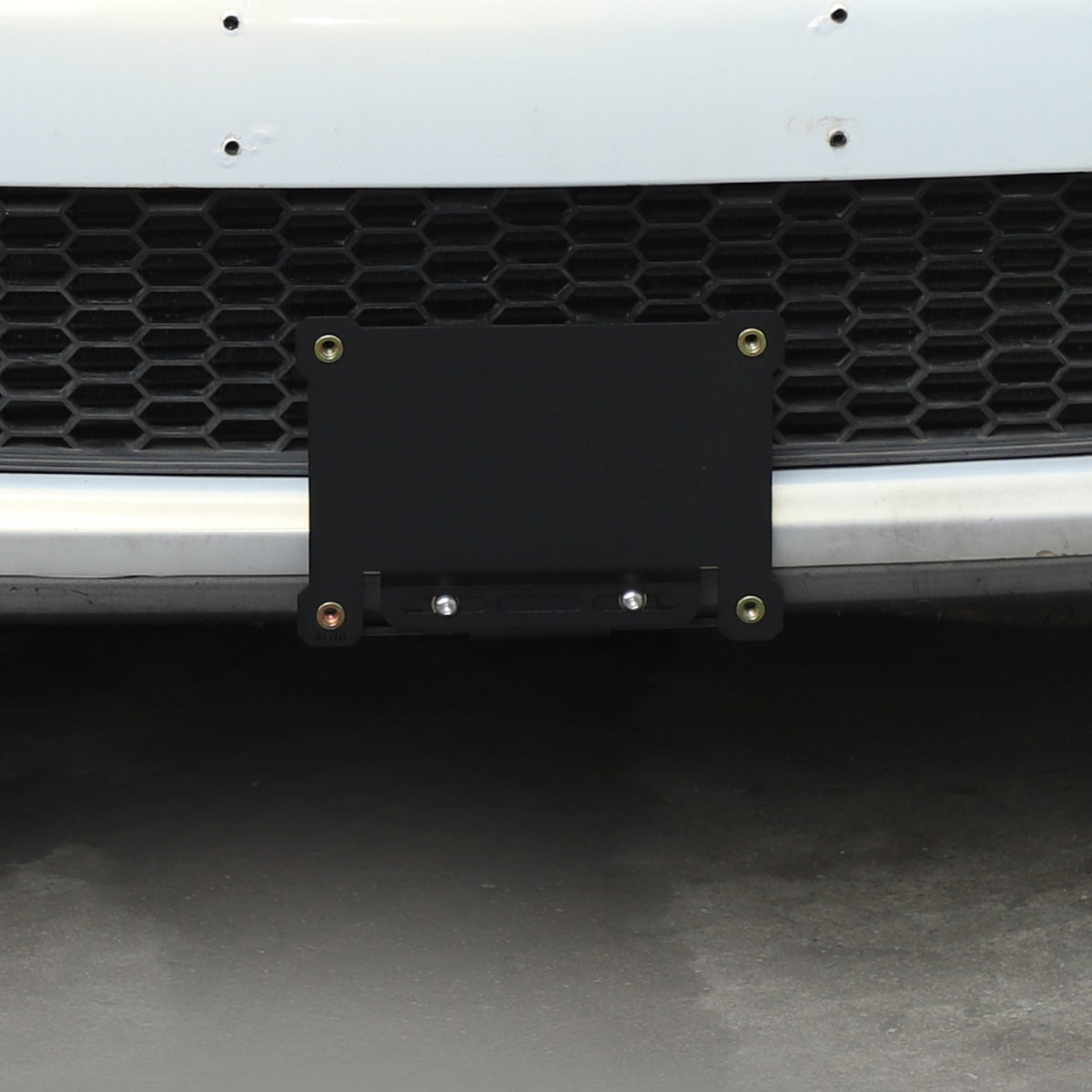 Front Bumper Tow Hook License Plate Mount Bracket For Fiat 500 2007+ US 6
