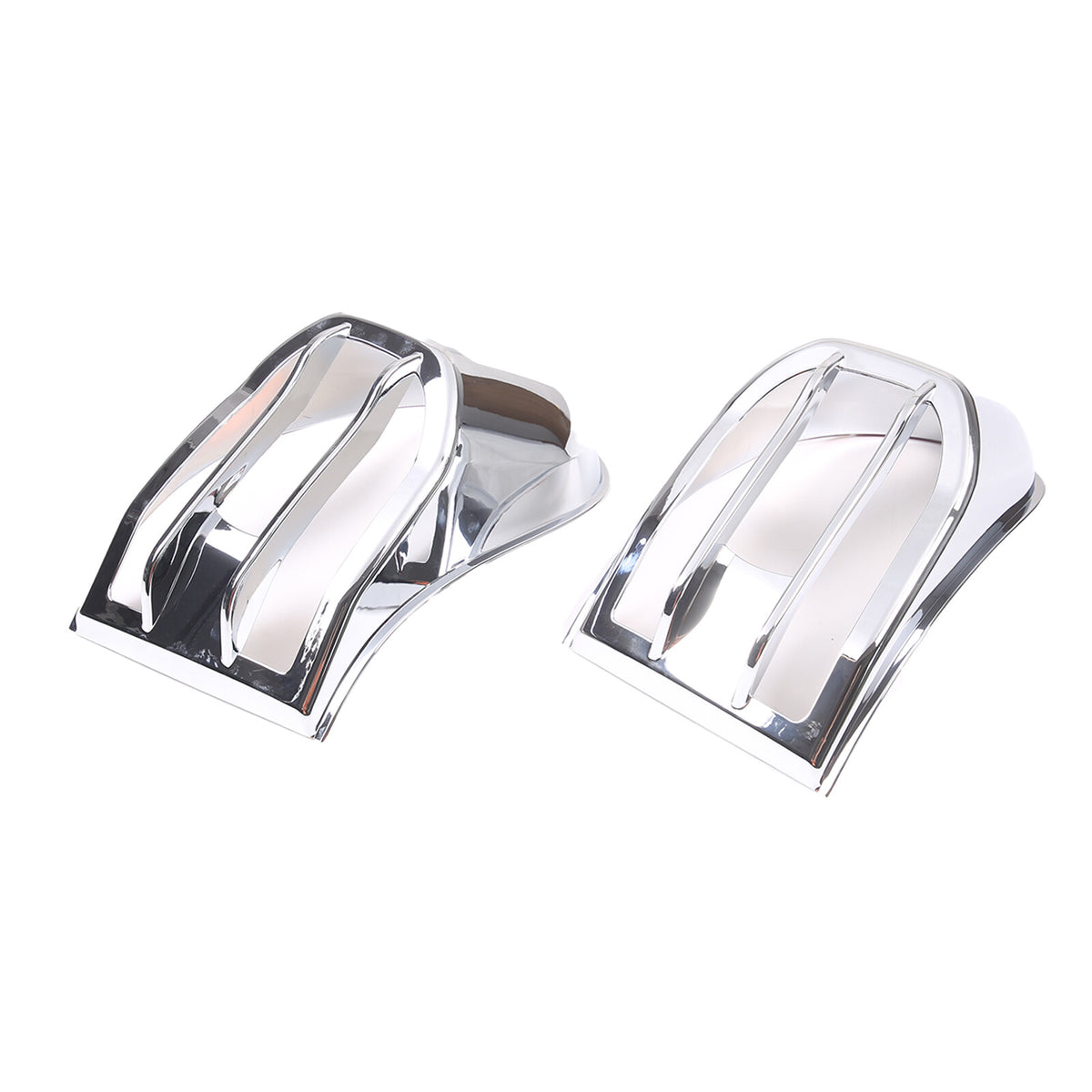 Chrome Silver Rear Tail Light Lamp Cover Trim For 2007-2014 Toyota FJ Cruiser 17