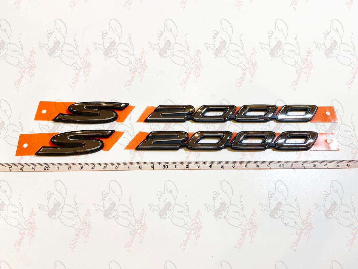 HONDA S2000 AP1 AP2 OEM Fender Side "S2000" Chrome Emblem Badge RH & LH Set 7
