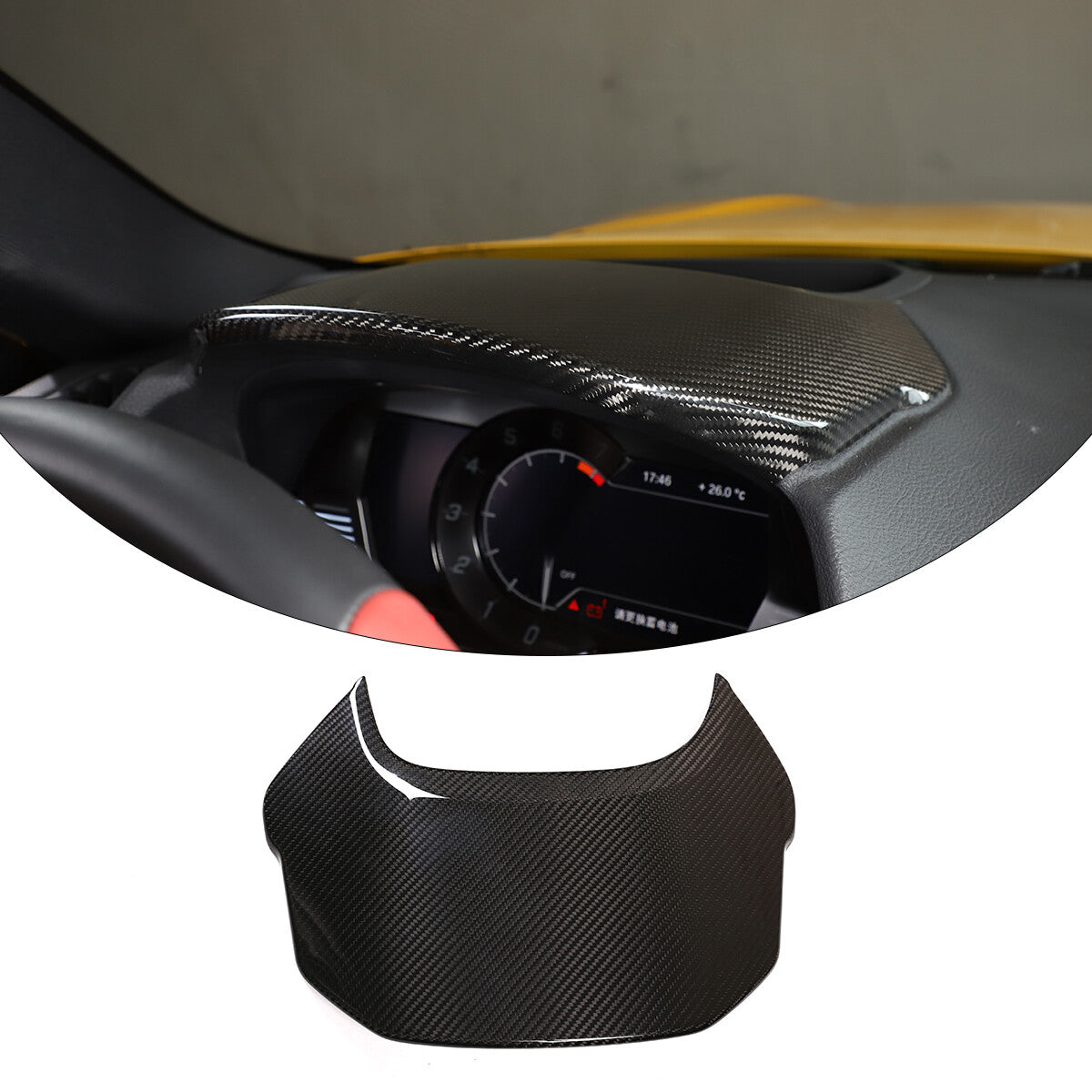 Real Carbon Fiber Full Interior Set Decor Trim Kit For Toyota Supra A90 MK5 19+ 44