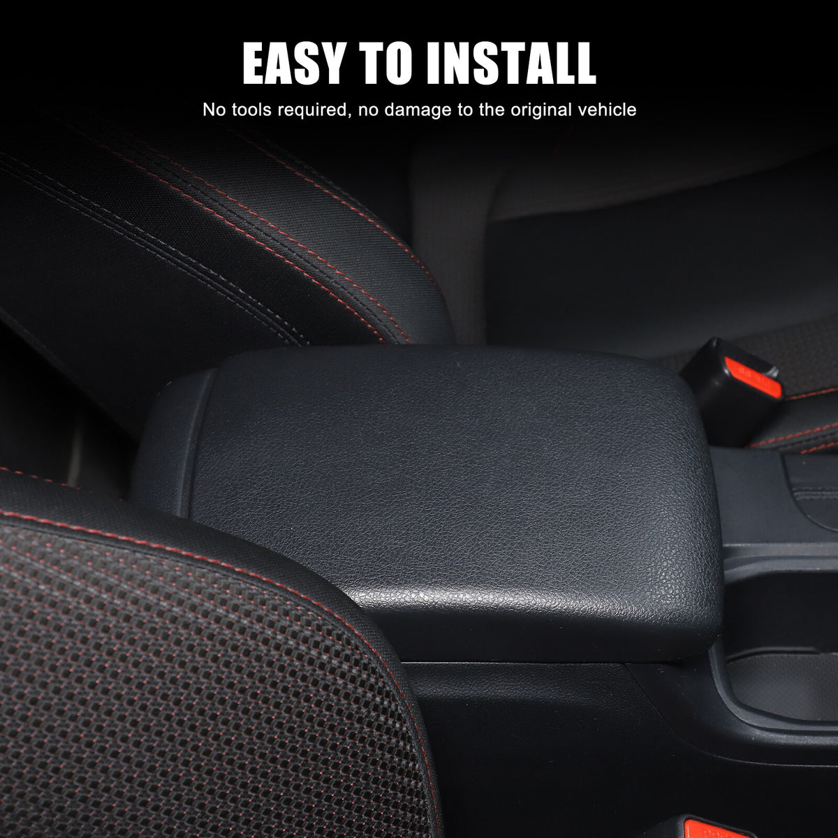Real Carbon Fiber Center Armrest Storage Box Cover Trim For Subaru WRX VB 22-24 21