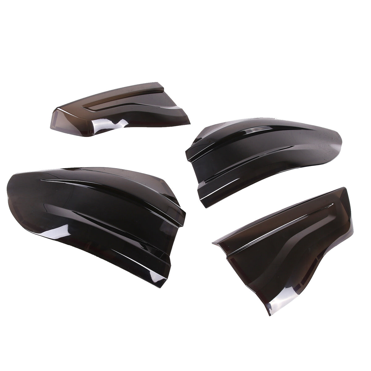 For BMW X3 G01 2018-2021 Smoke Black ABS Rear Tail Light Lamp Guards Cover Trim 9