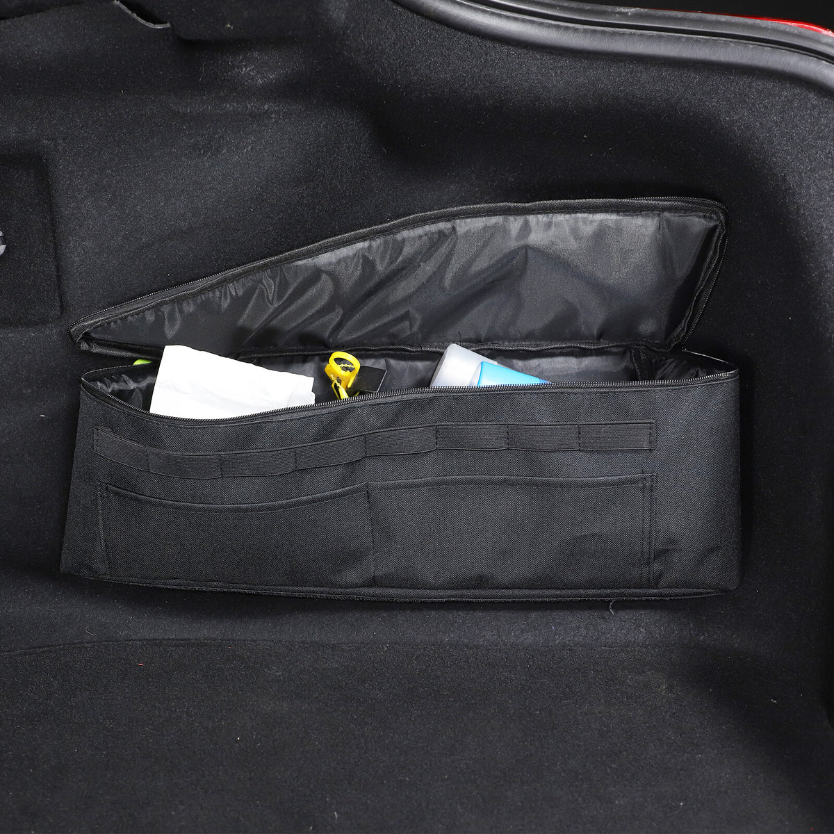 2x Rear Trunk Storage Bag Pockets Organizer Fit For Jaguar XJ X351 2010-2019 13
