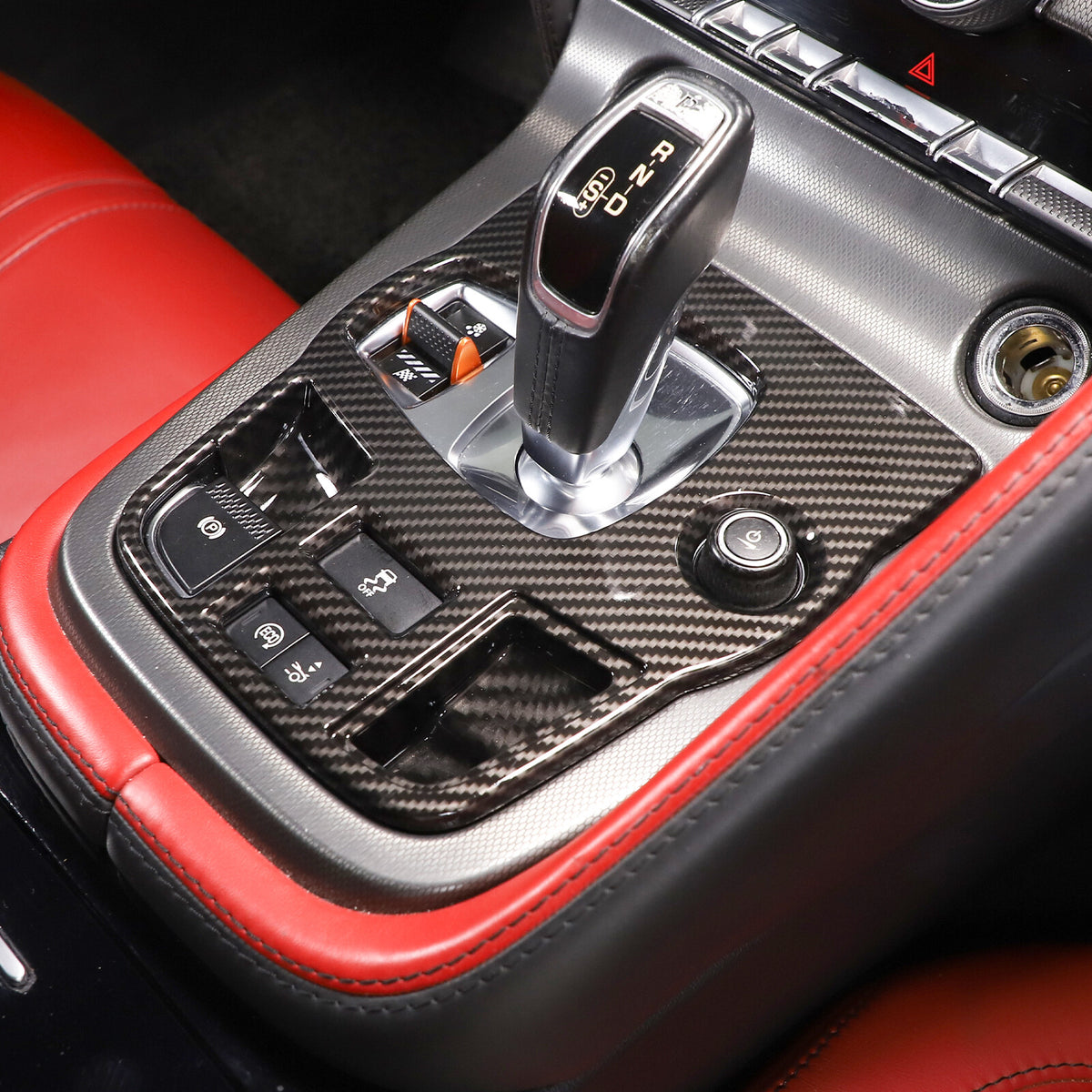 ABS Carbon Fiber Interior Full Set Cover Trim Kit For Jaguar F-type X152 2013-25 - Styles 11-15 14