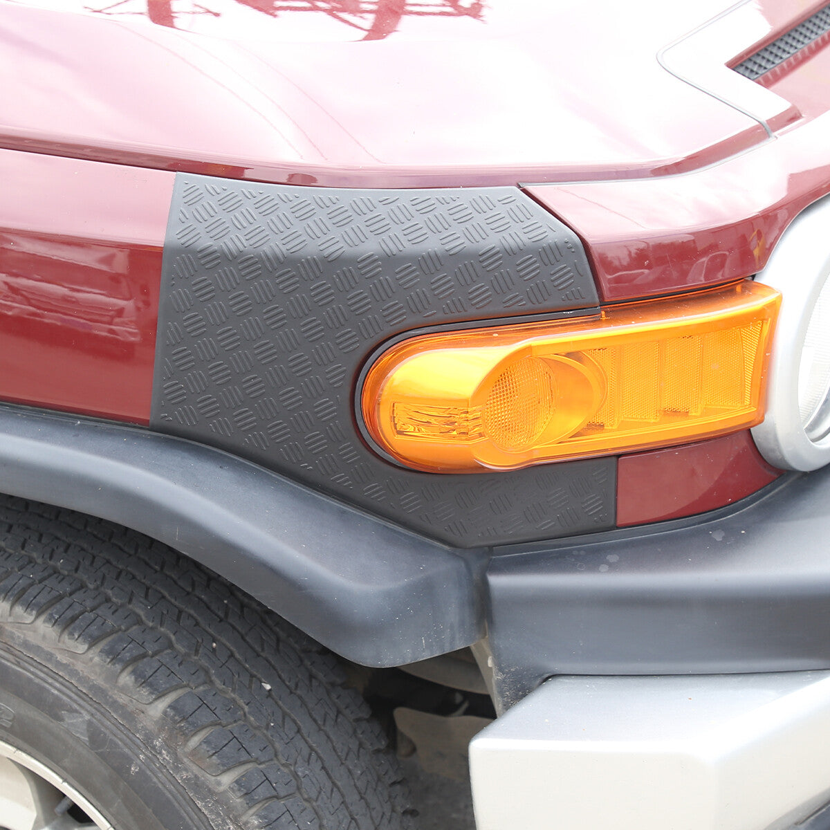 Headlight Armor Cowl Guard Molding For Toyota FJ Cruiser 2007-2021 7