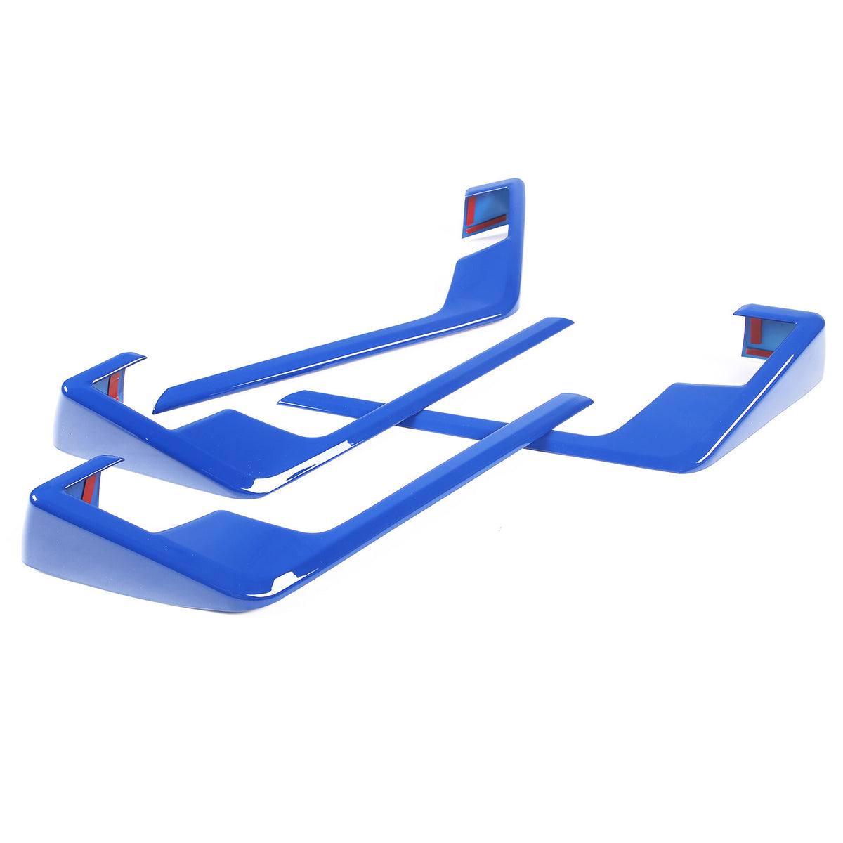 Blue ABS Interior Door Panel Strip Trim Cover For Toyota Tundra/Sequoia 2022-26 16