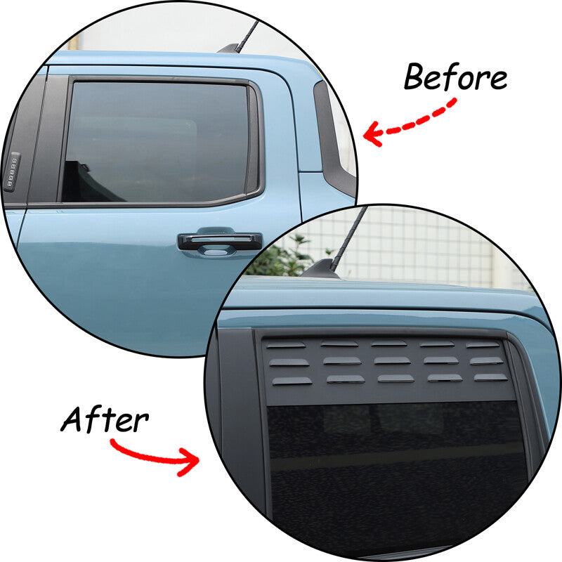 Wagon 2nd Row Door Window Vents Screens For Ford Maverick 2022-2024 US 17