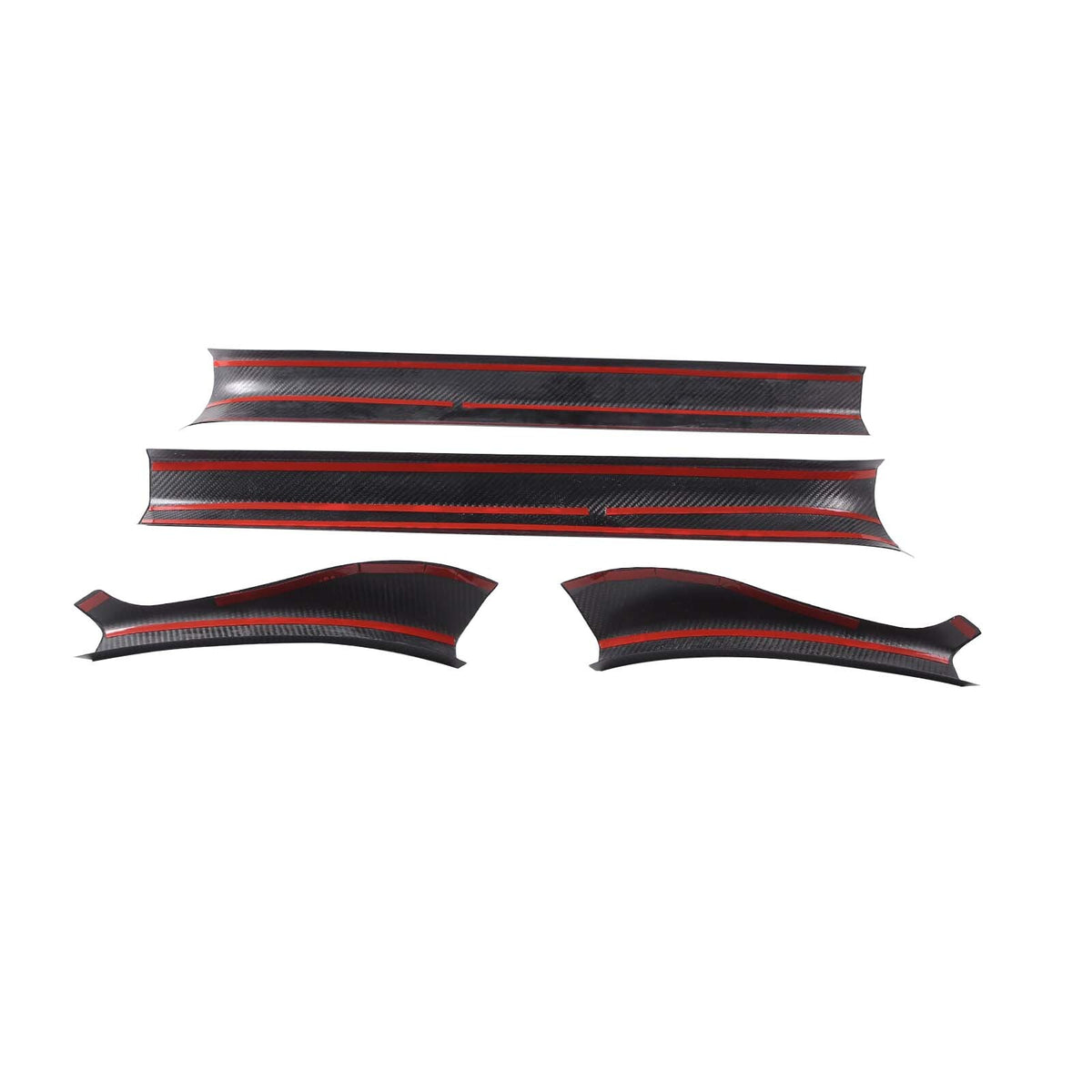 Real Carbon Fiber Interior Door Sill Trim Cover For Corvette C8 Z51 2020-2026 11
