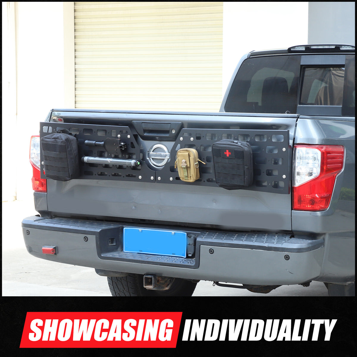 Rear Bed Molle Panel Truck Bed Tailgate Molle Panel For Nissan Titan 16-23 US 11