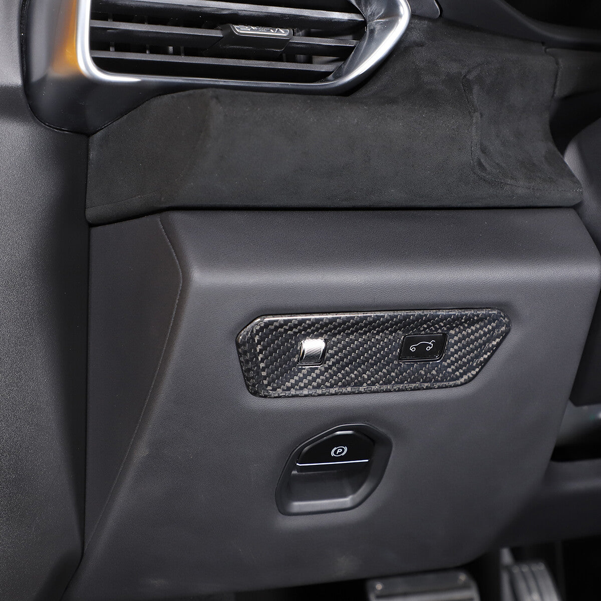 Real Carbon fiber Door Tailgate Switch Button Cover Trim For Lotus EMIRA 2021-25 17