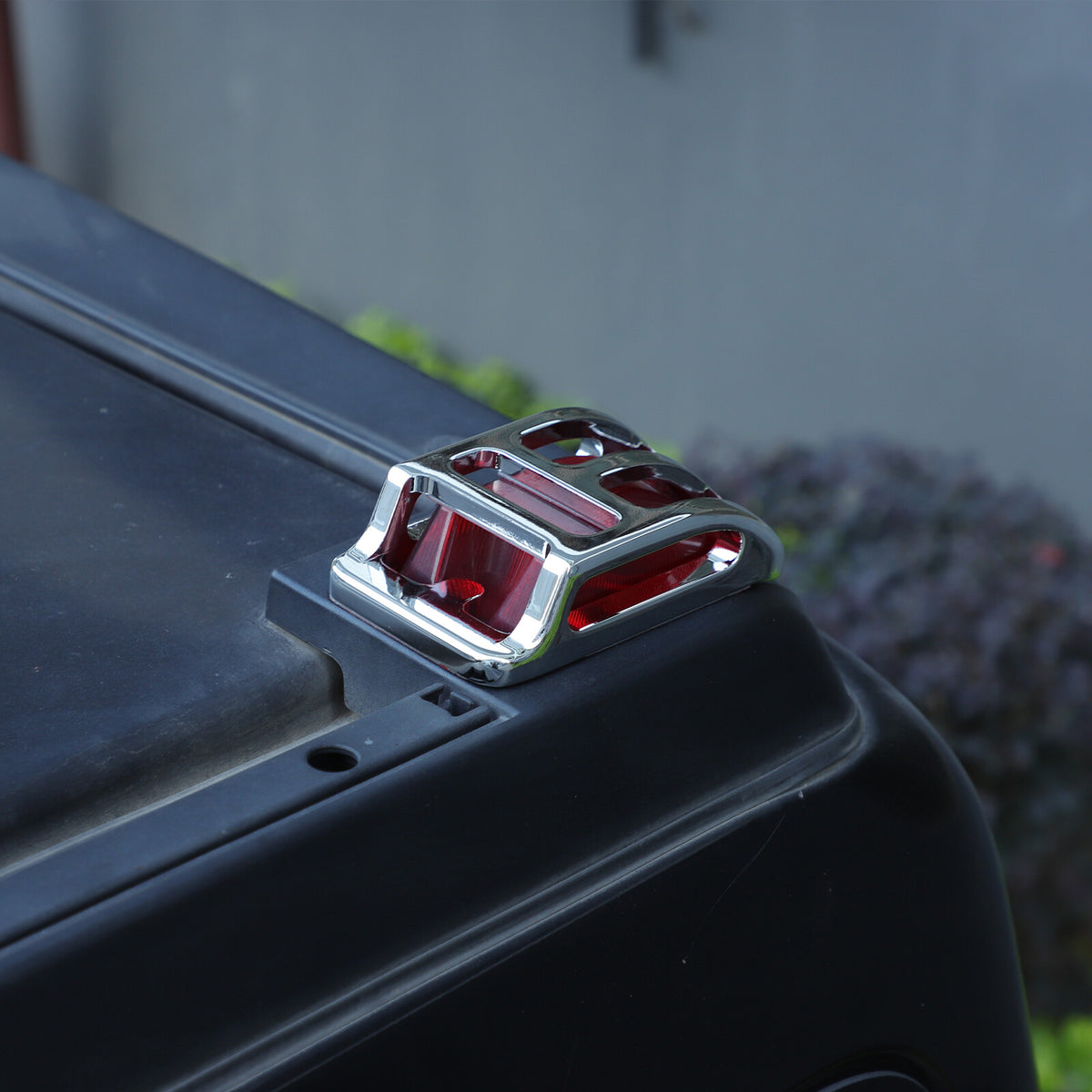 Chrome Billet Top Corner Marker Light Guards Cages For Hummer H2 2003-2010 6