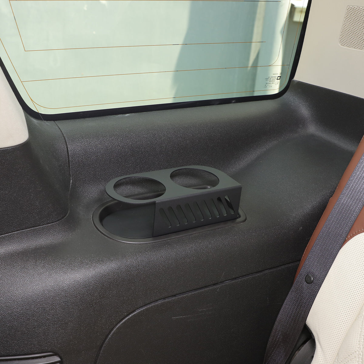 Aluminum Alloy Right Side Rear Cup Holder Trim For Cadillac Escalade 2007-2014 16
