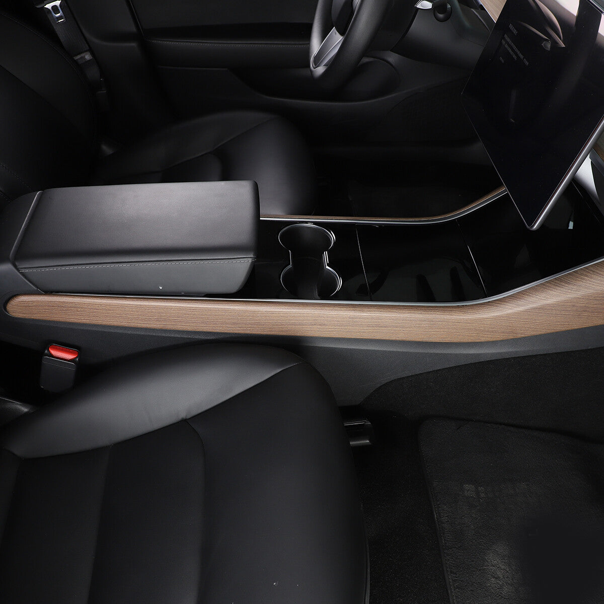 ABS Grain Inner Center control side trim For Tesla Model 3 2017-2020 US 6