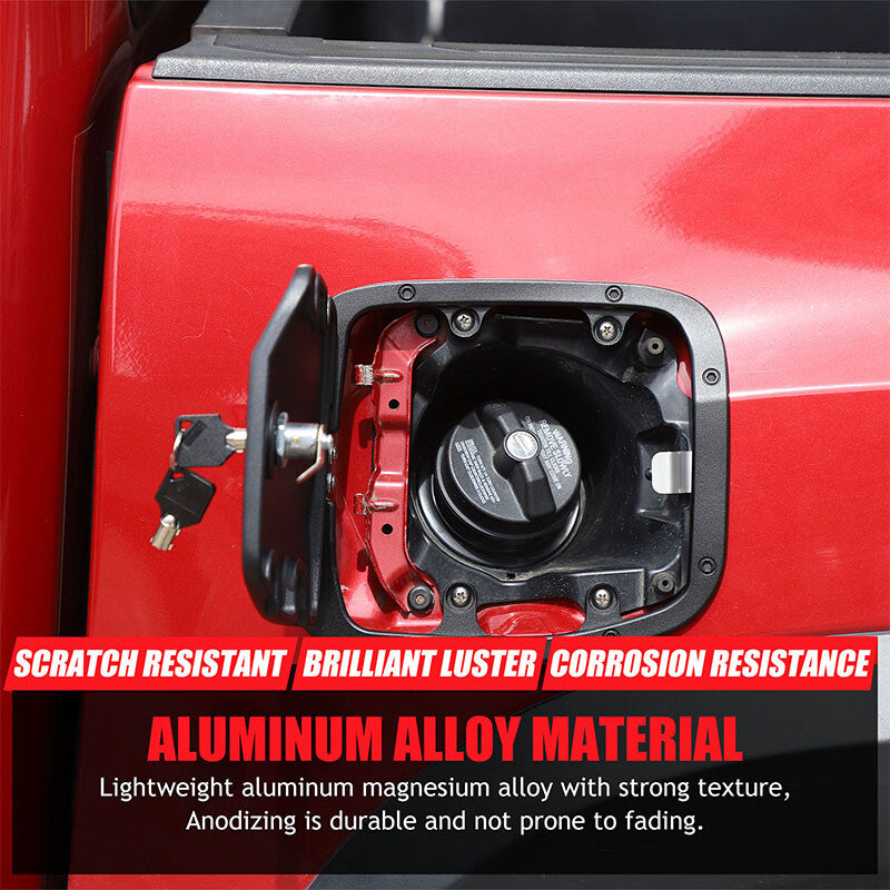 Flower Locking Fuel Door Gas Tank Cap Cover Lock Key For Toyota Tacoma 2016-23 13