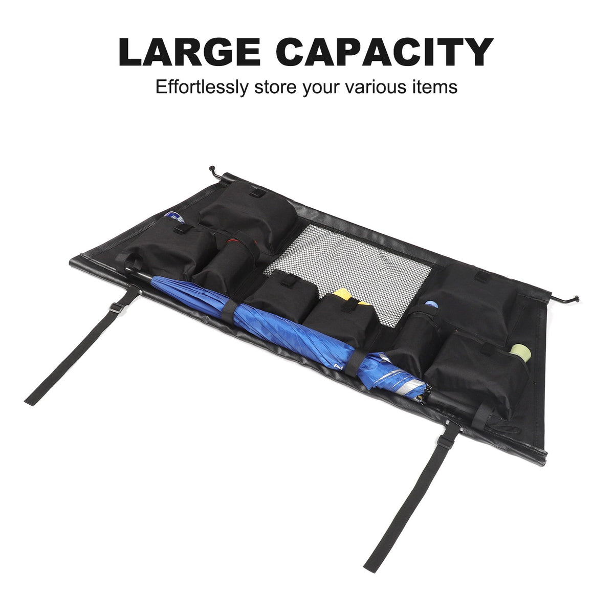 Rear Trunk Cargo Net Storage Bag Tray For Volvo XC90 2015+ 18