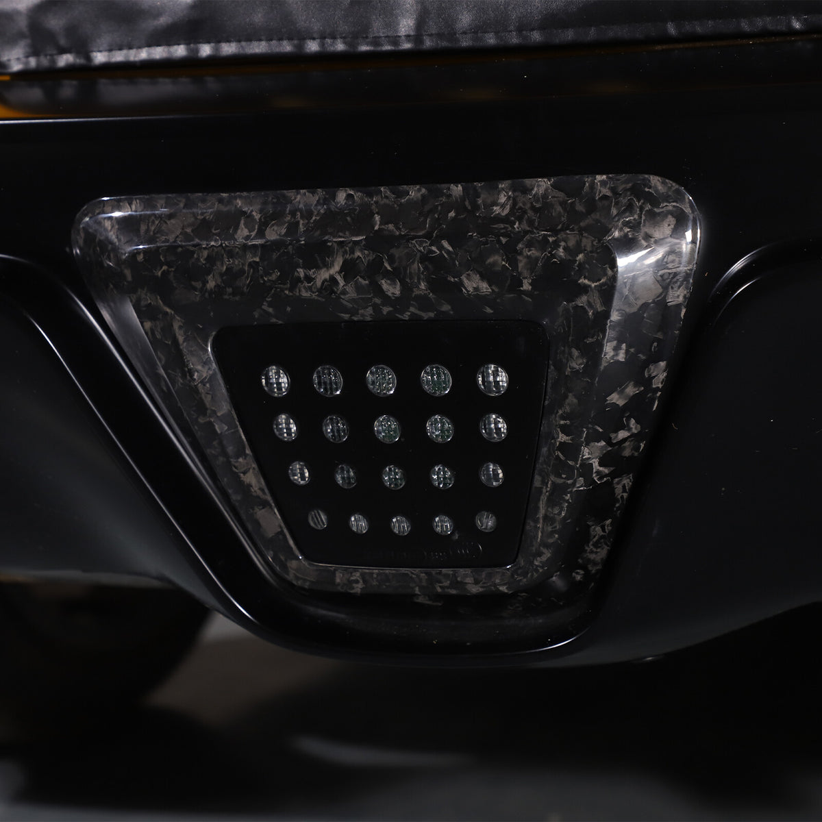 Forged Carbon fiber Rear lower Bumper brake light frame For Toyota Supra 2019-24 17