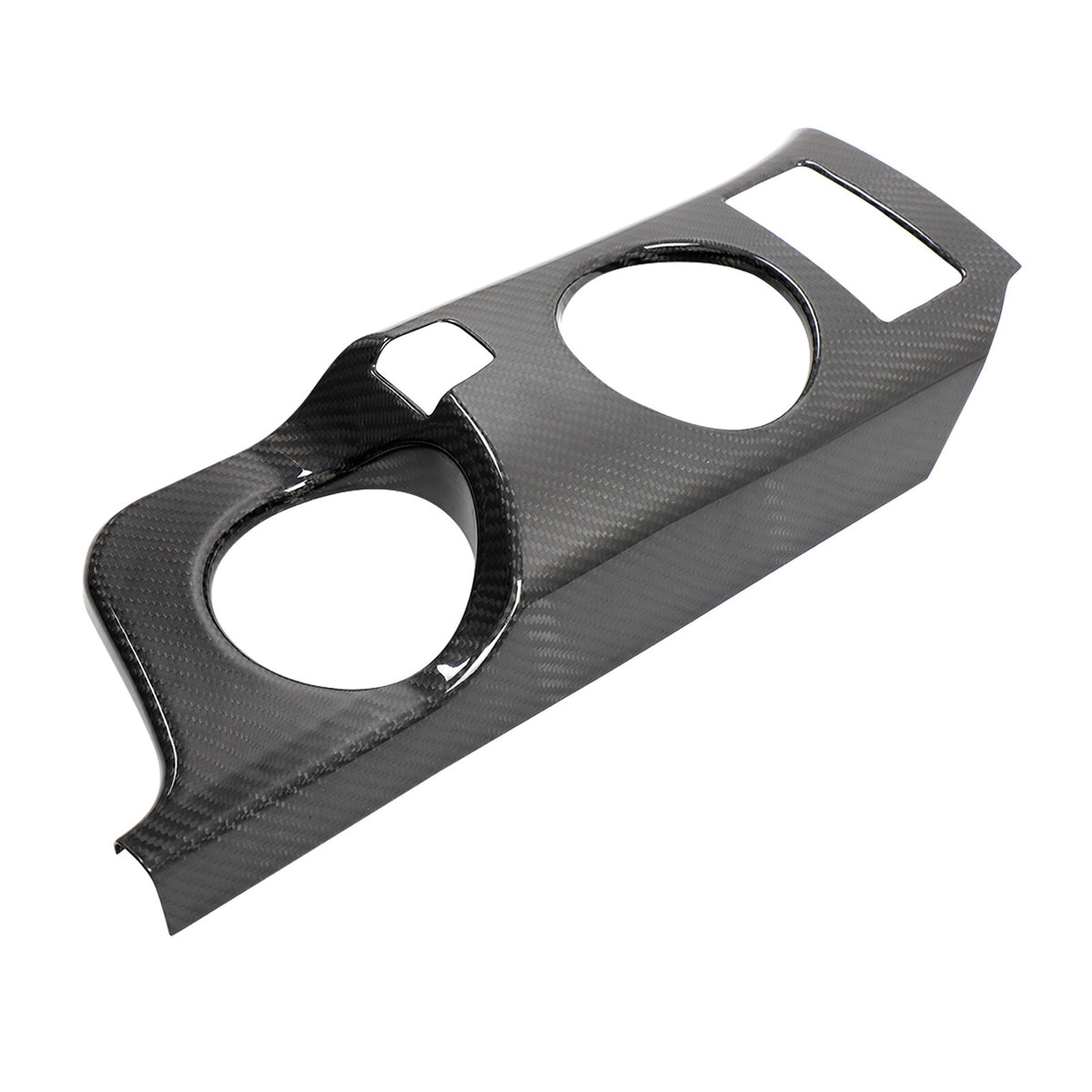 Real Carbon Fiber Center Console Cup Holder Panel Trim for Nissan 400Z 5