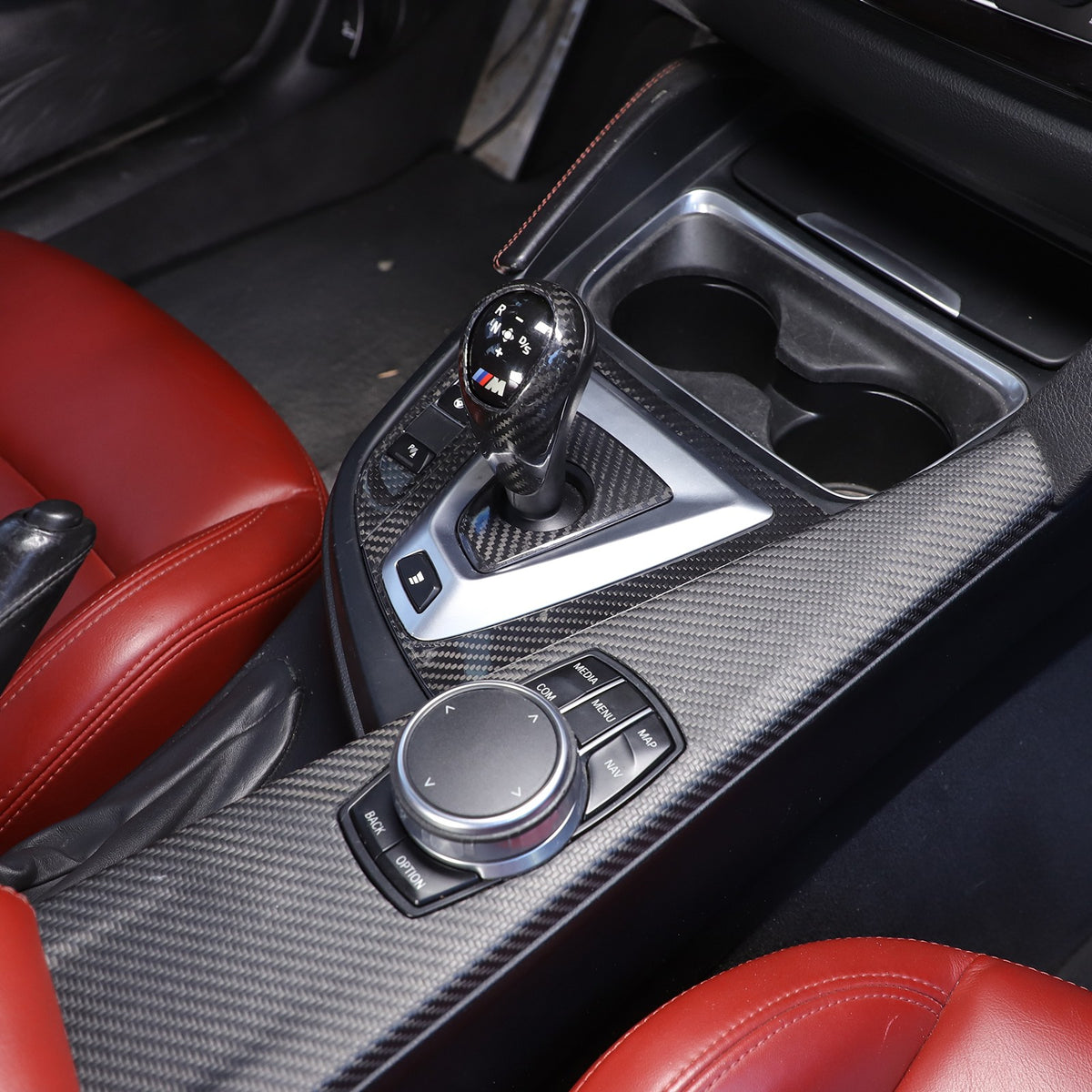 Real Carbon Fiber Center Console Panel Trim Set For BMW M3/M4 F80/F82 2014-2019 20