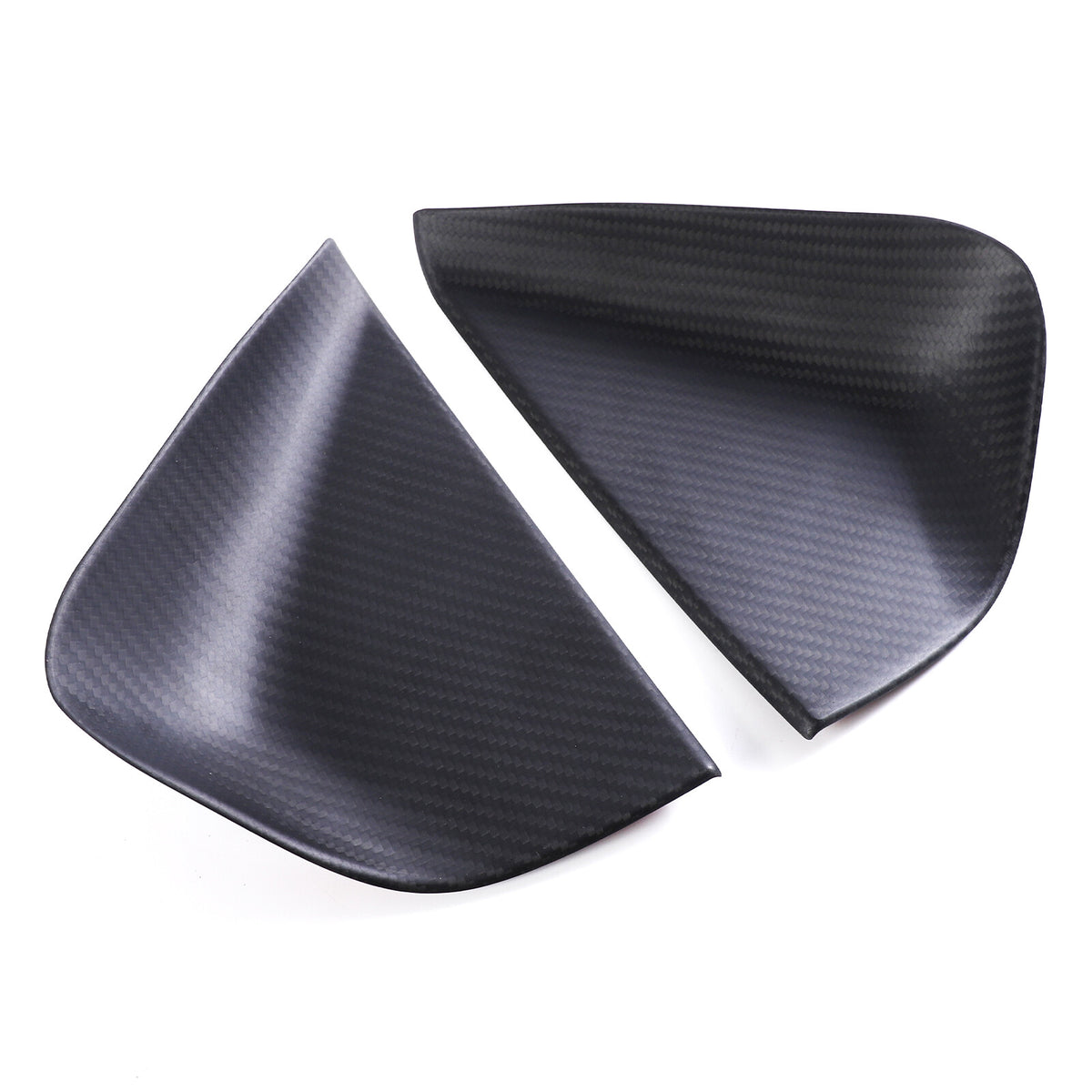 Matt Real Carbon Fiber Dashboard Anti-collision Door Trim Cover For Corvette C8 14