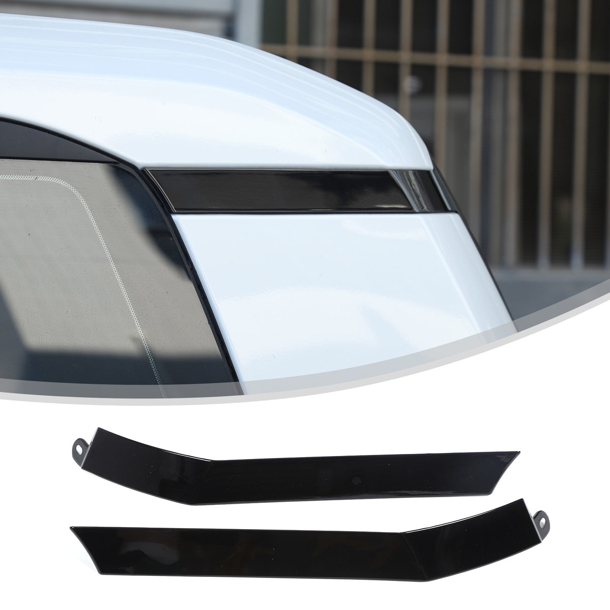 Replacement Glossy Piano Black D-Pillar For Toyota Land Cruiser LC250 24+ US 6