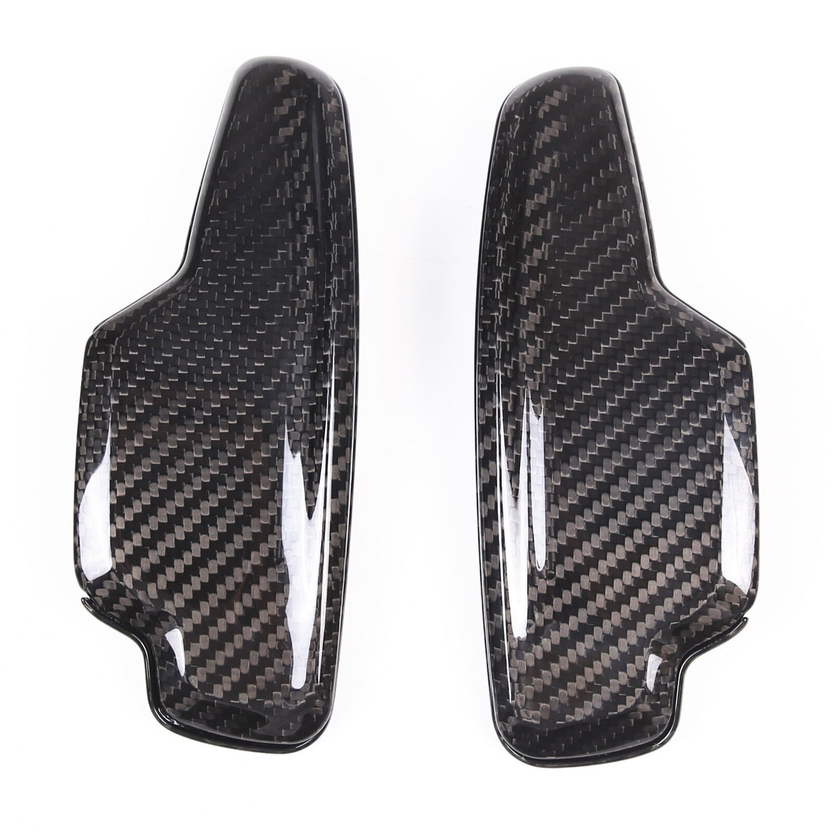 Black Real Carbon Fiber Gear Shift Paddles Paddle Shifters For Corvette C8 20-26 20
