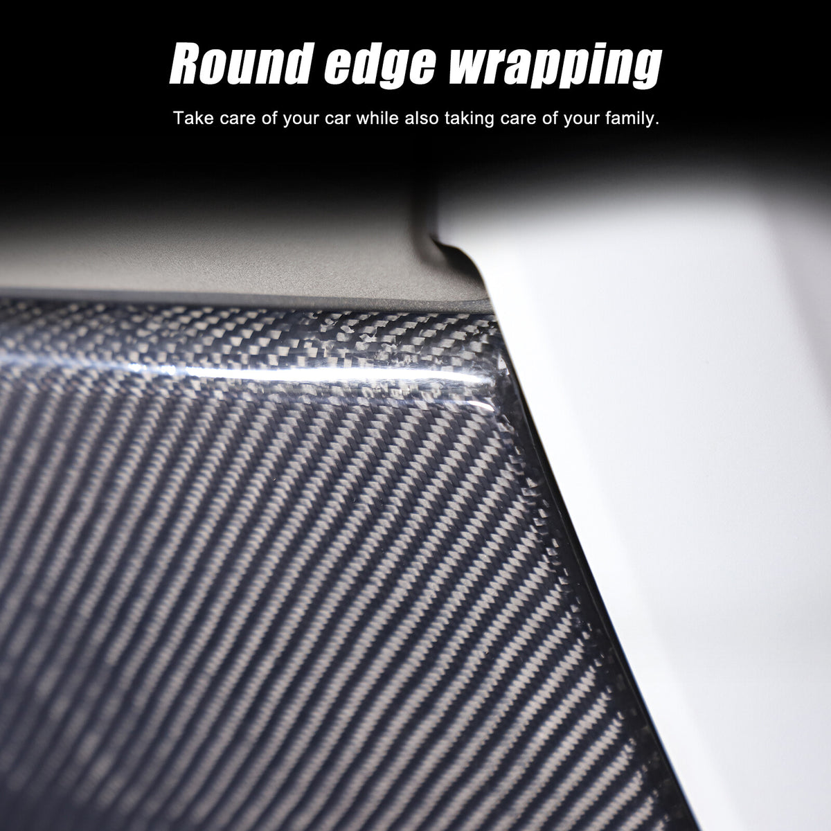 Real Carbon Fiber Passenger Side Glove Box Panel Trim For LR Defender L663 20+ 9
