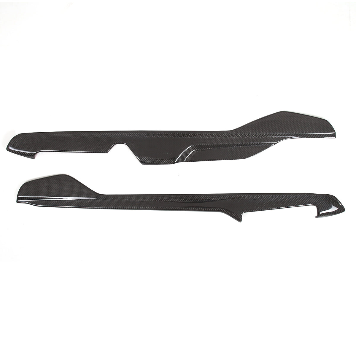 Carbon Central Console Side Panel Strip Trim For C8 Corvette Z06 Z51 Coupe 20-26 10