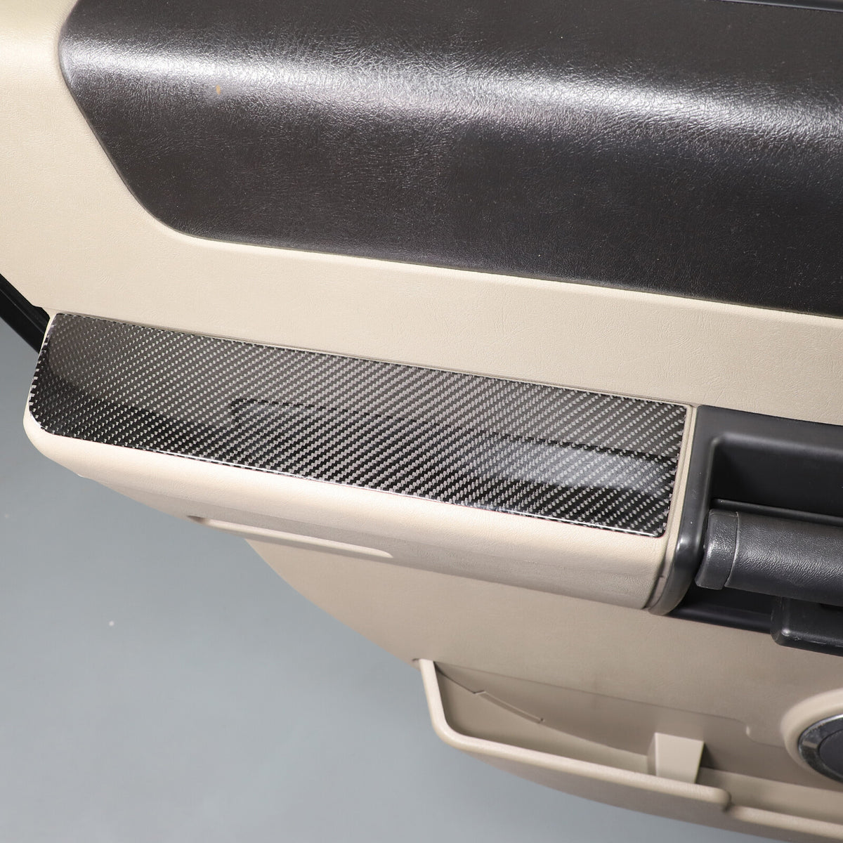 Carbon Fiber Interior Door Armrest Panel Trim Sticker For Hummer H2 2003-09 9