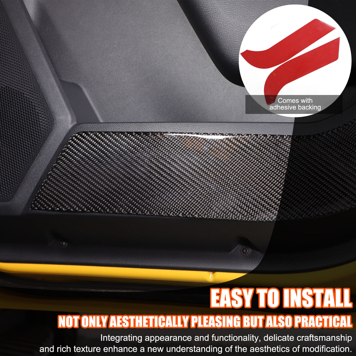 Front & Rear Door Bottom Anti-Kick Sticker Trim For Ford Ranger Raptor T9 2024 19