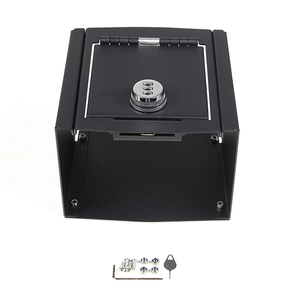 Interior Console Lock Security Storage Vault Safe Box For Ford Maverick 2022 3