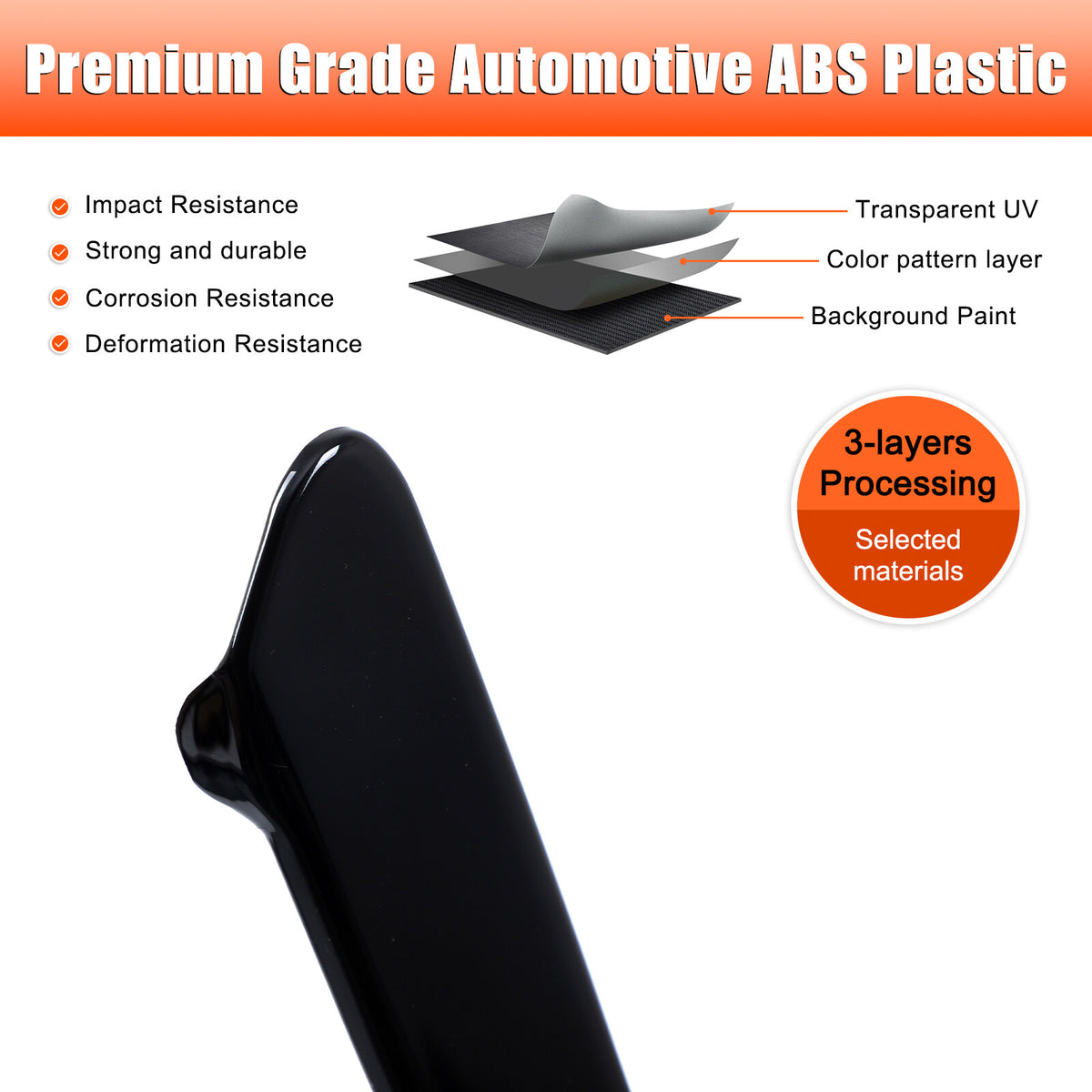 Glossy Black Inner door Armrest panel Trim Cover For BMW 7 Series G70 2023-2025 10