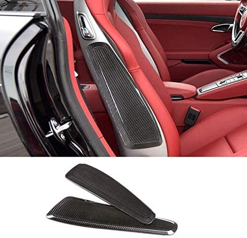 Real Carbon Fiber Interior Seat Side Panel Trim Cover for Porsche 911 718 US 3