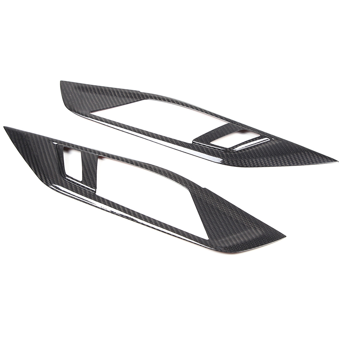 Real Carbon Fiber Inner Door Handle Frame Cover Trim For BMW 4 430i M 2022+ 5
