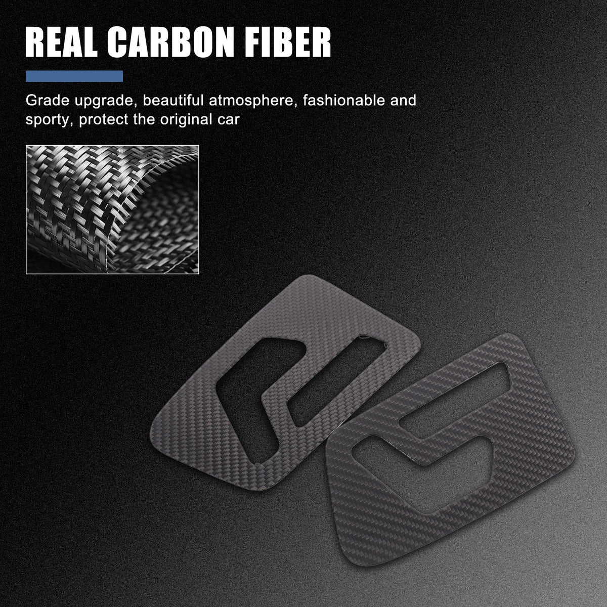 Real Carbon Fiber Seat Adjustment Switch Frame For Benz G-Class W463 2013-2018 3