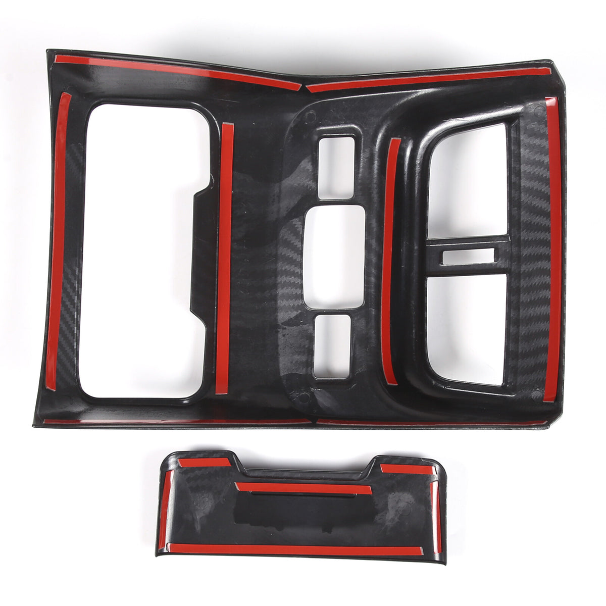 ABS Carbon Fiber Rear Air Vent Outlet Cover Trim For Subaru Outback 2021-2023 17